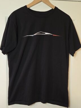 Tesla Men’s Cyber truck Horizon Tee Black Size L